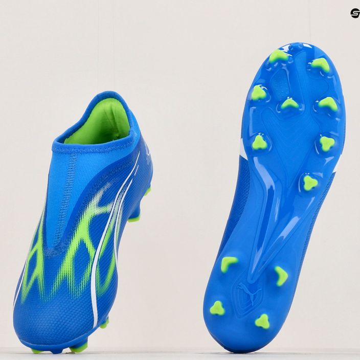 Buty piłkarskie dziecięce PUMA Ultra Match LL FG/AG ultra blue/puma white/pro green 12