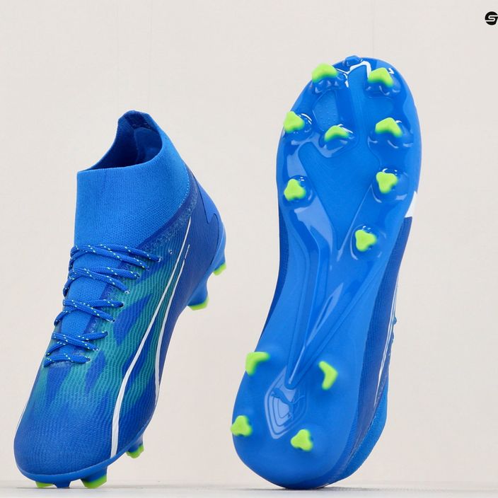 Buty piłkarskie dziecięce PUMA Ultra Pro FG/AG ultra blue/puma white/pro green 12