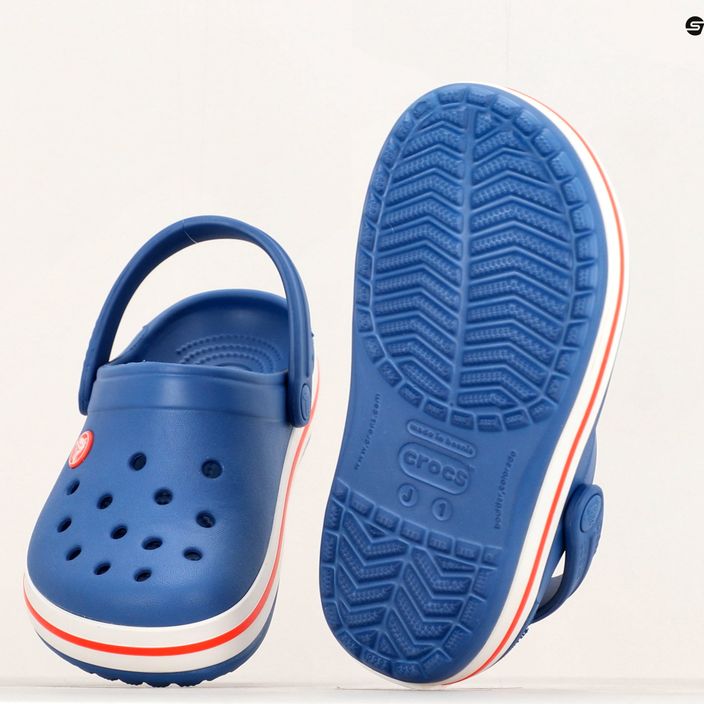 Klapki dziecięce Crocs Crocband Clog cerulean blue 12