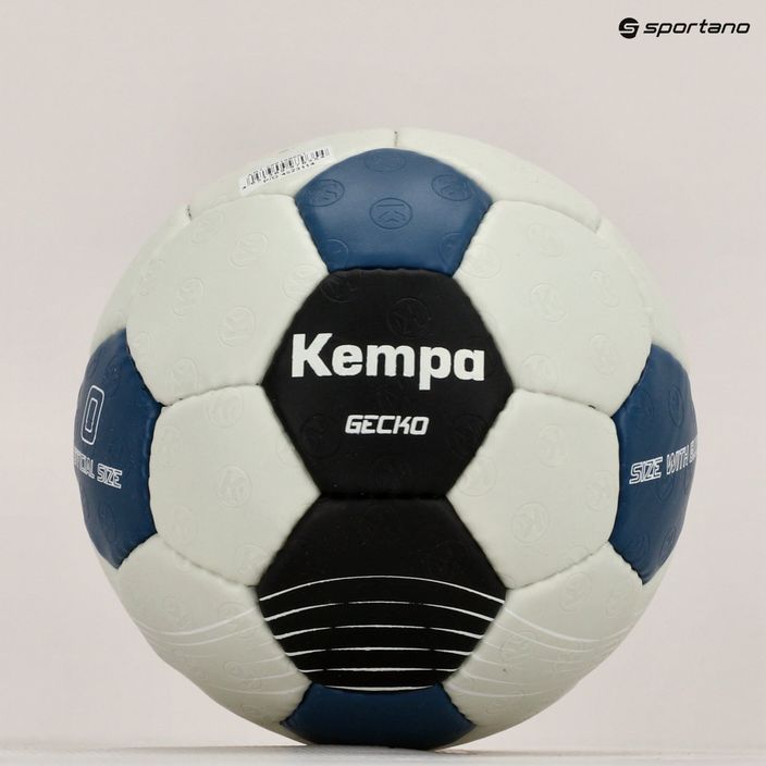 Piłka do piłki ręcznej dziecięca Kempa Gecko szara/niebieska rozmiar 0 6