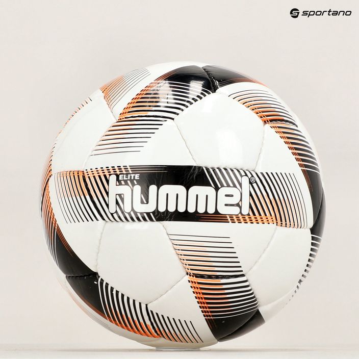 Piłka do piłki nożnej Hummel Elite FB white/black/silver rozmiar 4 6