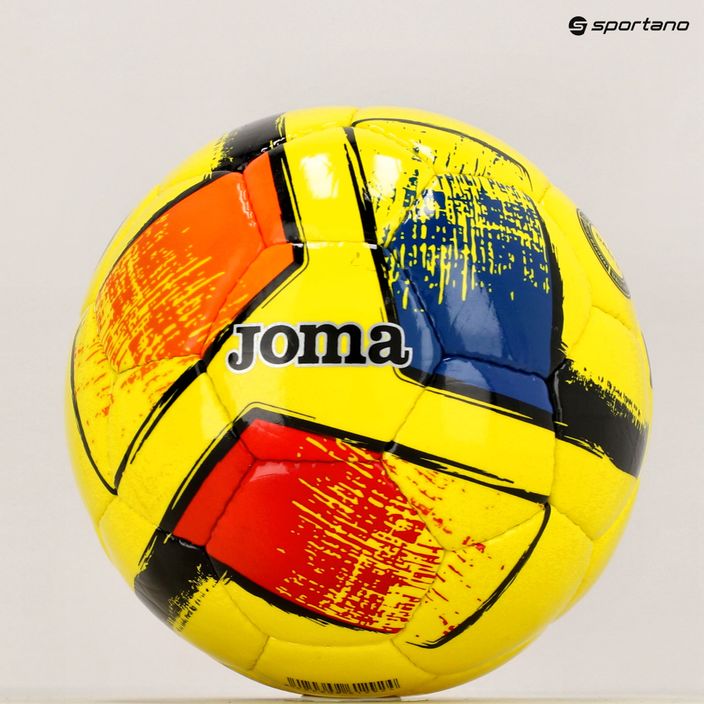 Piłka do piłki nożnej Joma Dali II fluor yellow rozmiar 3 5