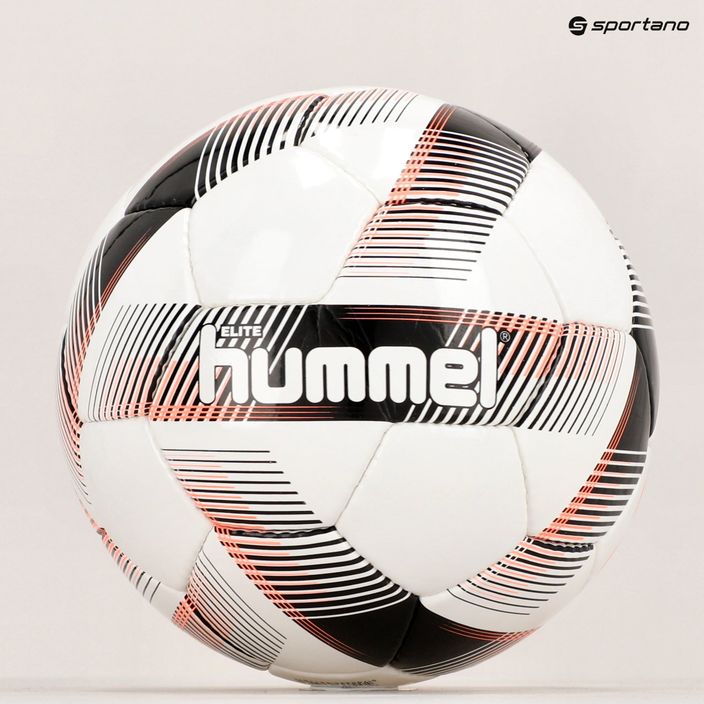 Piłka do piłki nożnej Hummel Elite FB white/black/red rozmiar 5 6