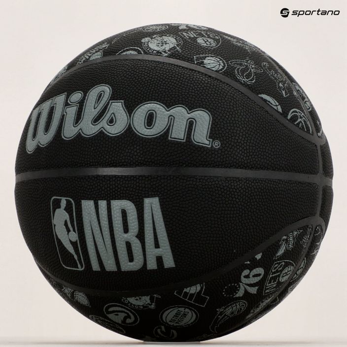 Piłka do koszykówki Wilson NBA All Team black rozmiar 7 5