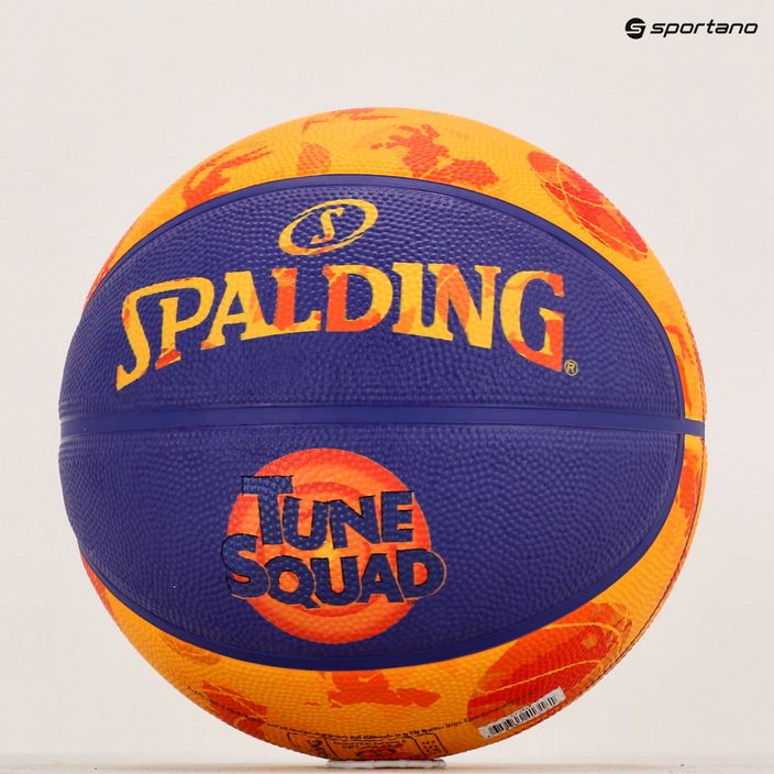 Piłka do koszykówki Spalding Tune Squad pomarańczowa/fioletowa rozmiar 5 5