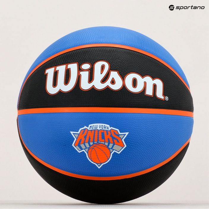 Piłka do koszykówki Wilson NBA Team Tribute New York Knicks blue rozmiar 7 7
