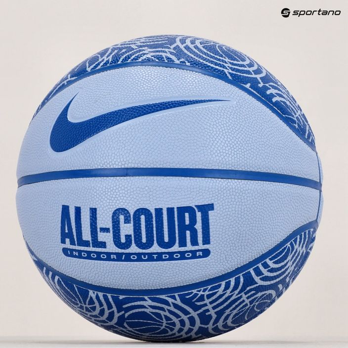 Piłka do koszykówki Nike Everyday All Court 8P Graphic Deflated cobalt bliss/game royal rozmiar 7 5