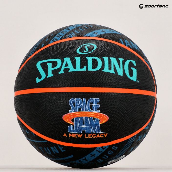 Piłka do koszykówki Spalding Bugs 3 czarna/niebieska rozmiar 7 5