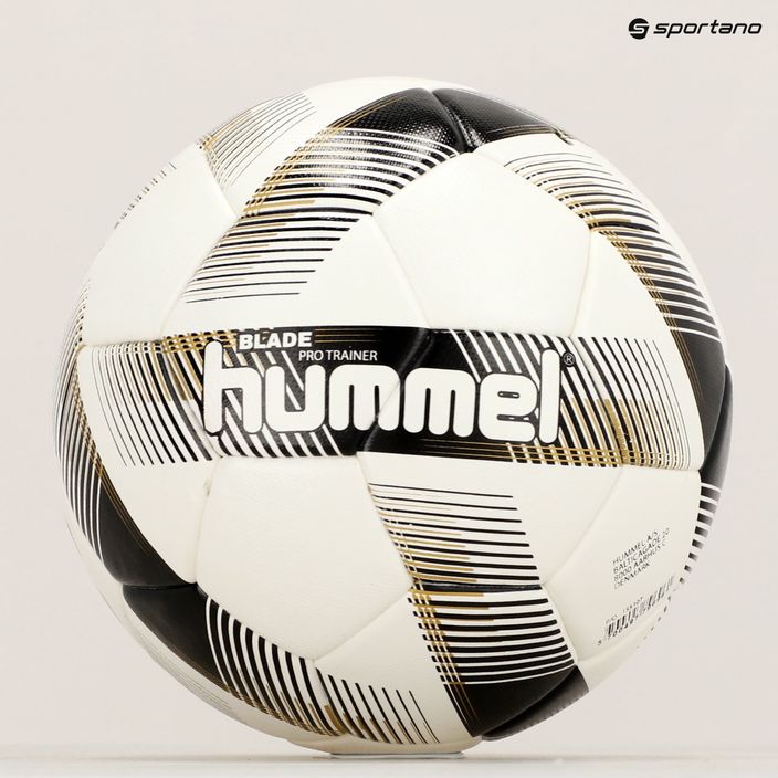 Piłka do piłki nożnej Hummel Blade Pro Trainer FB white/black/gold rozmiar 4 6