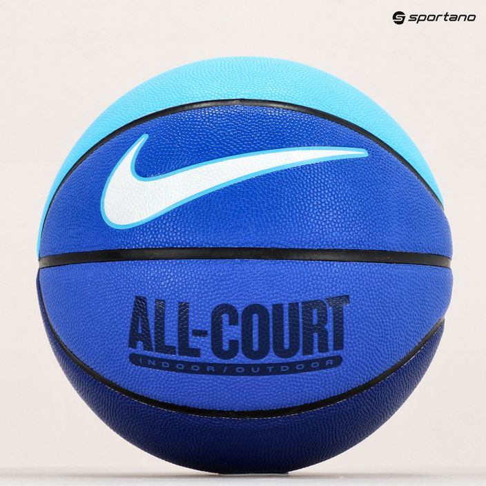 Piłka do koszykówki Nike Everyday All Court 8P Deflated hyper royal/deep royal blue/white rozmiar 7 5
