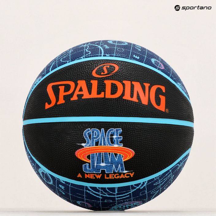 Piłka do koszykówki Spalding Space Jam niebieska/czarna rozmiar 5 5
