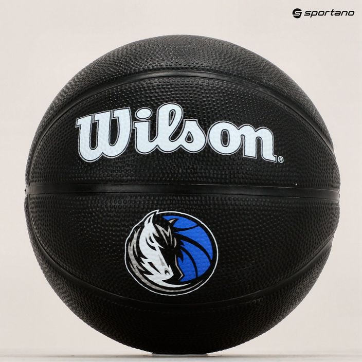 Piłka do koszykówki dziecięca Wilson NBA Team Tribute Mini Dallas Mavericks black rozmiar 3 9