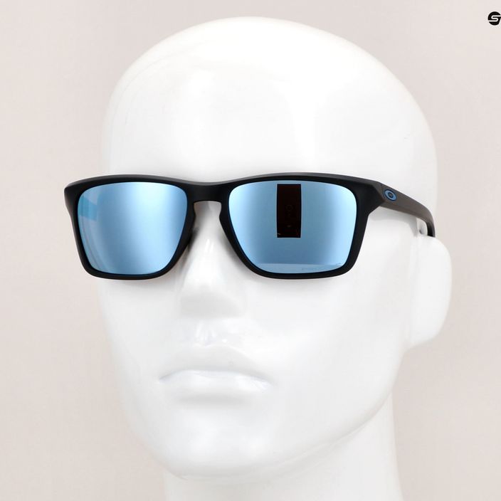Okulary przeciwsłoneczne Oakley Sylas matte black/prizm deep water polarized 13