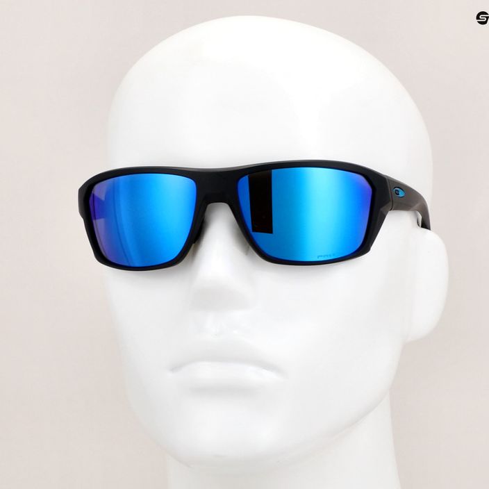 Okulary przeciwsłoneczne Oakley Split Shot matte black/prizm sapphire polarized 15