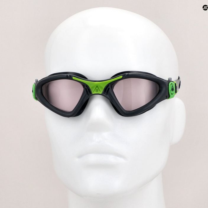 Okulary do pływania Aquasphere Kayenne  dark grey/green 11
