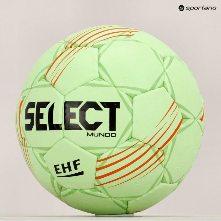 Piłka do piłki ręcznej dziecięca SELECT Mundo EHF V22 green rozmiar 0 7