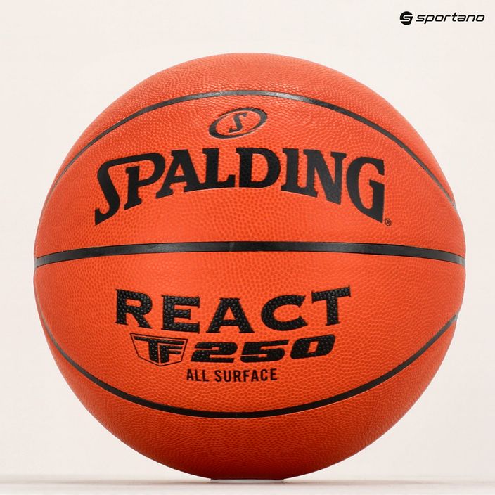 Piłka do koszykówki Spalding React TF-250  rozmiar 7 6