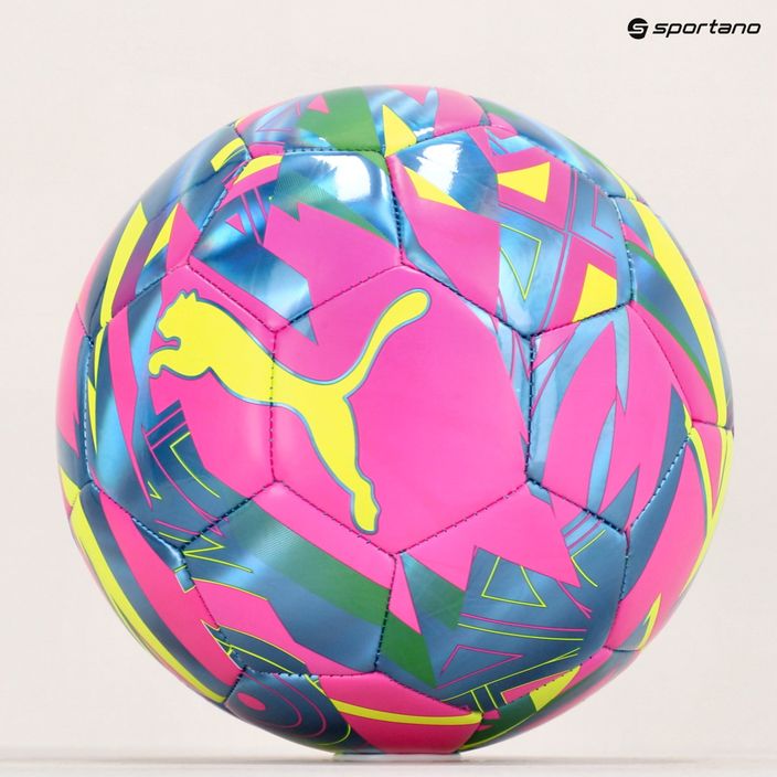 Piłka do piłki nożnej PUMA Graphic Energy ultra blue/yellow alert/luminous pink rozmiar 5 6