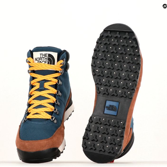Buty trekkingowe męskie The North Face Back To Berkeley IV Textile WP shady blue/monks robe brown 18