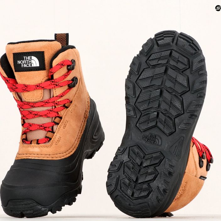 Śniegowce dziecięce The North Face Chilkat V Lace Wp almond butter/black 18