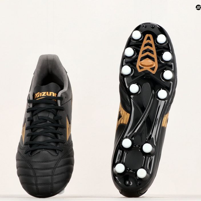 Buty piłkarskie męskie Mizuno Morelia Neo IV Pro AG black/gold/black 13