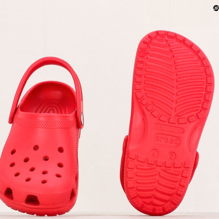 Klapki dziecięce Crocs Classic Clog Kids varsity red 13