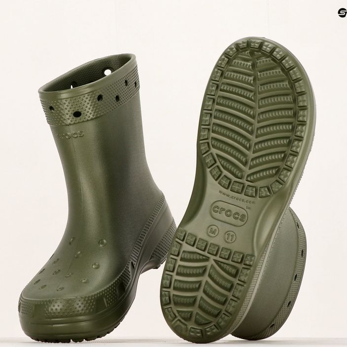 Kalosze Crocs Classic Rain Boot army green 12