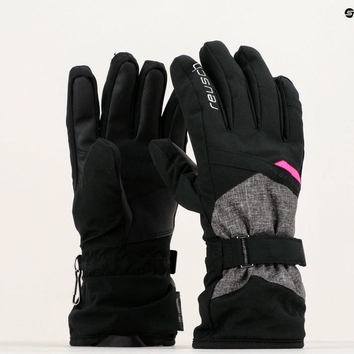 Rękawice narciarskie damskie Reusch Helena R-TEX XT black/black melange/pink glo 10