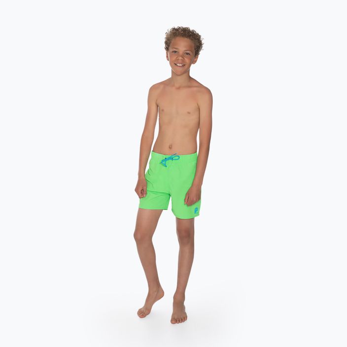 Szorty kąpielowe dziecięce Protest Culture neon green 5