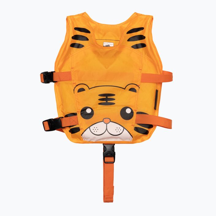 Kamizelka do pływania dziecięca Waimea Tygrys pomarańczowa