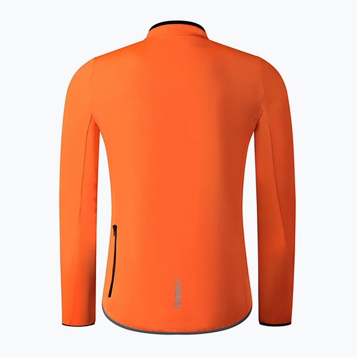 Kurtka rowerowa męska Shimano Windflex orange 2