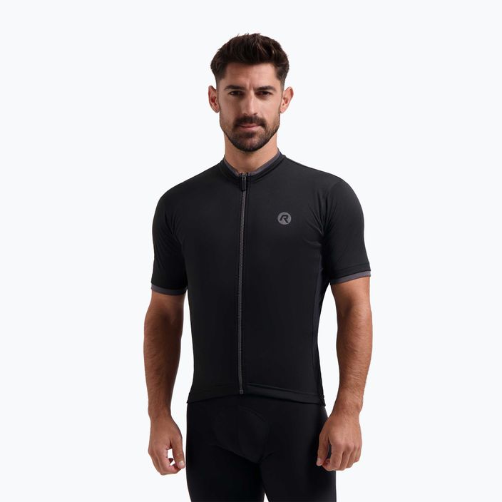 Koszulka rowerowa męska Rogelli Essential black