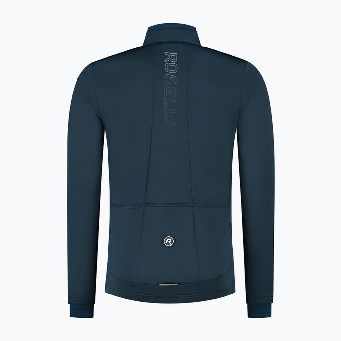 Longsleeve rowerowy męski Rogelli Essential blue 5