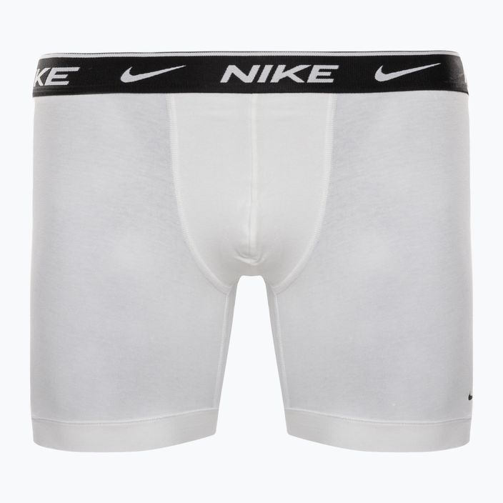 Bokserki męskie Nike Everyday Cotton Stretch Boxer Brief 3 pary white/grey heather/black 8