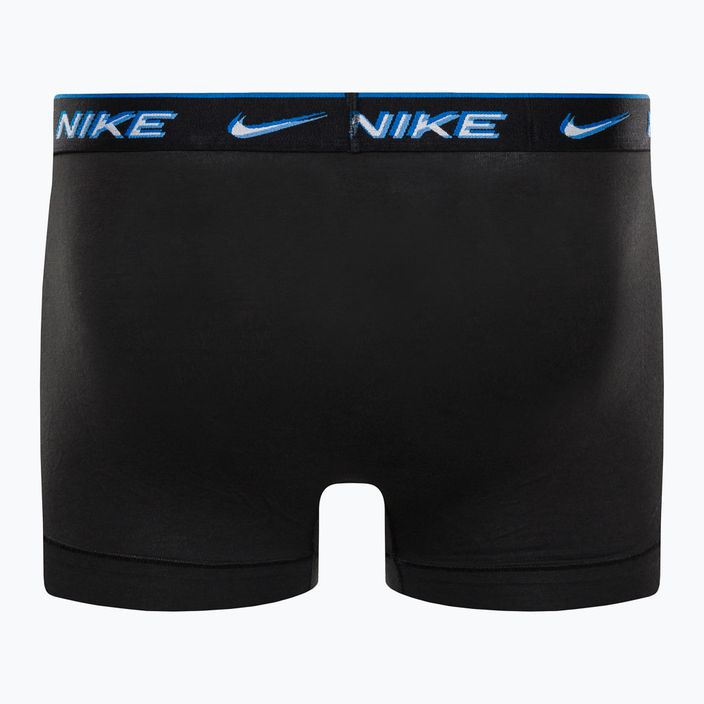 Bokserki męskie Nike Everyday Cotton Stretch Trunk 3 pary black/transparency wb 3