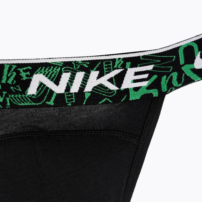 Slipy męskie Nike Dri-FIT Everyday Cotton Stretch Jock Strap 3 pary black/red/aquarius blue/stadium green 3