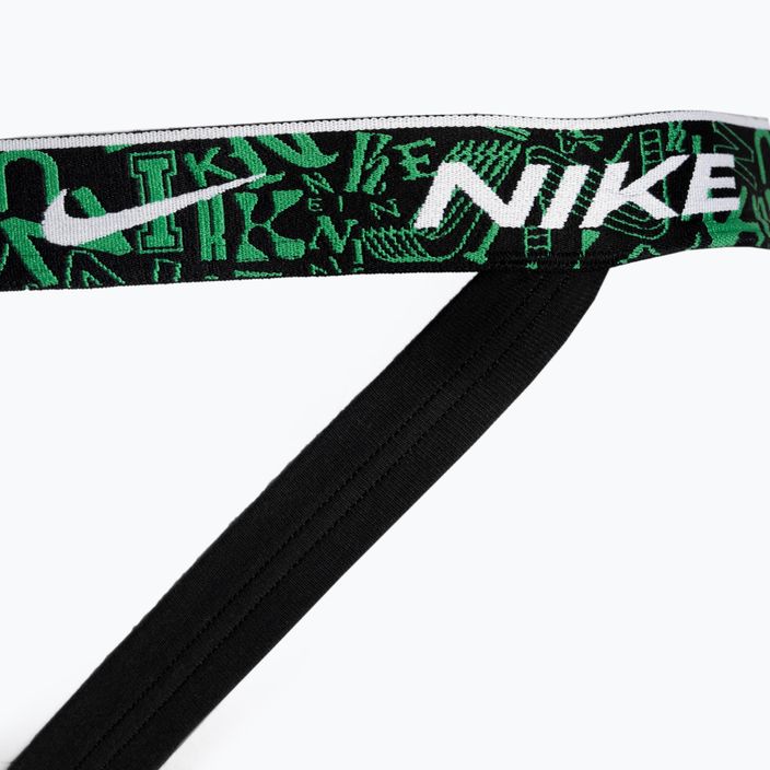 Slipy męskie Nike Dri-FIT Everyday Cotton Stretch Jock Strap 3 pary black/red/aquarius blue/stadium green 4