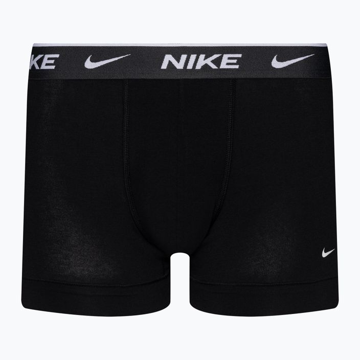 Bokserki męskie Nike Everyday Cotton Stretch Trunk 3 pary black/violet/orange 2