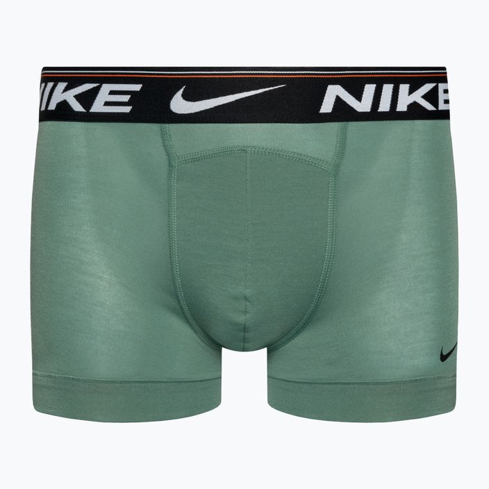 Bokserki męskie Nike Dri-FIT Ultra Comfort Trunk 3 pary turquoise/black/orange 2