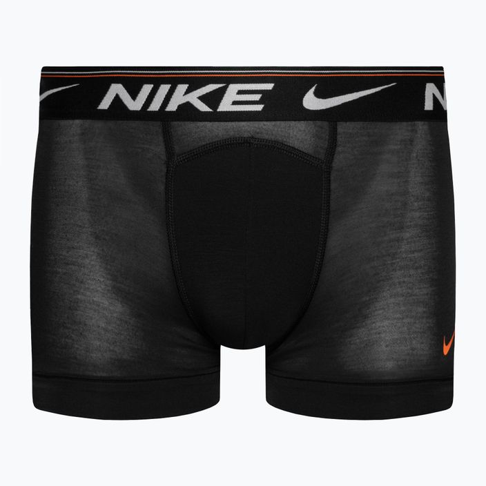 Bokserki męskie Nike Dri-FIT Ultra Comfort Trunk 3 pary turquoise/black/orange 4