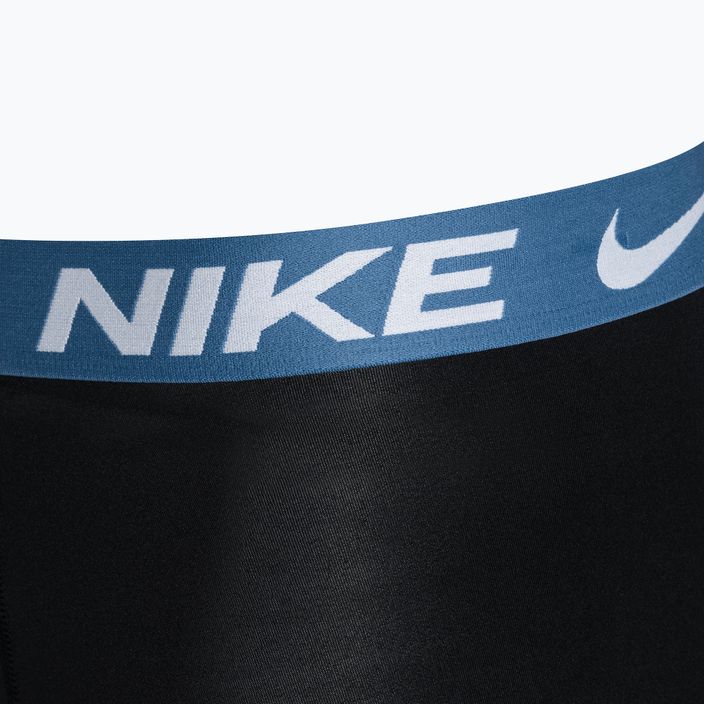 Bokserki męskie Nike Dri-Fit Essential Micro Trunk 3 pary black/star blue/pear/anthracite 7