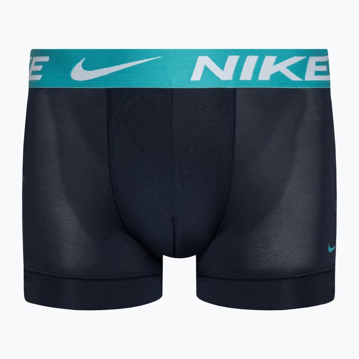 Bokserki męskie Nike Dri-Fit Essential Micro Trunk 3 pary blue/navy/green 2