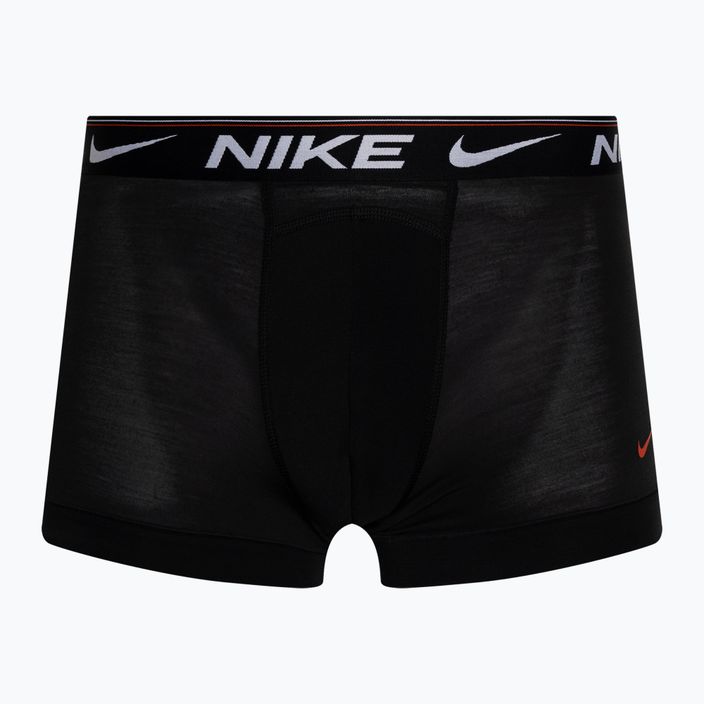 Bokserki męskie Nike Dri-FIT Ultra Comfort Trunk 3 pary black/black/black
