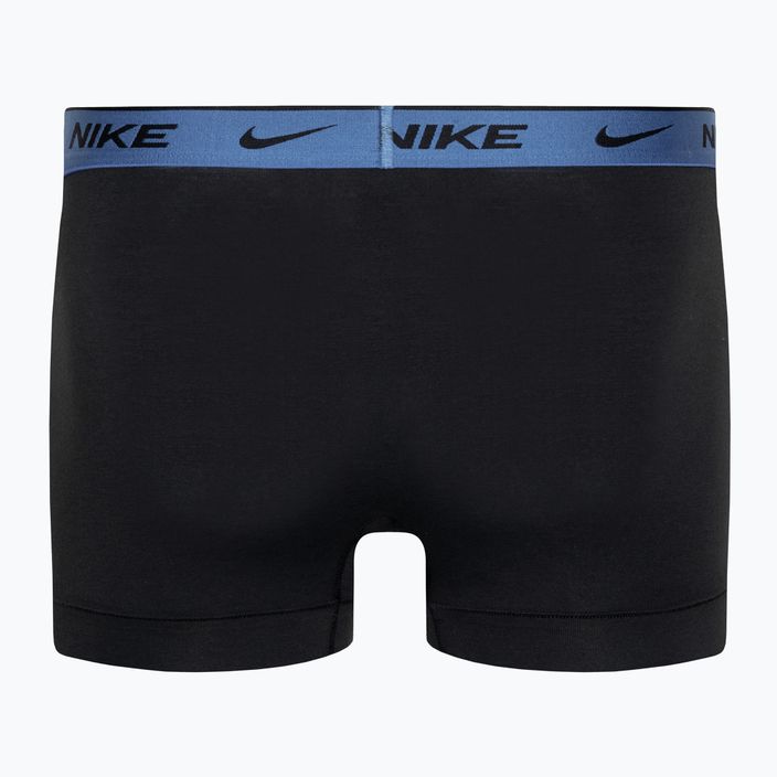 Bokserki męskie Nike Everyday Cotton Stretch Trunk 3 pary black/blue/ fuchsia/orange 3