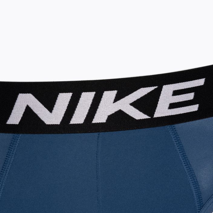 Slipy męskie Nike Essential Micro Boxer Brief 3 pary grey/court blue/dark red 5