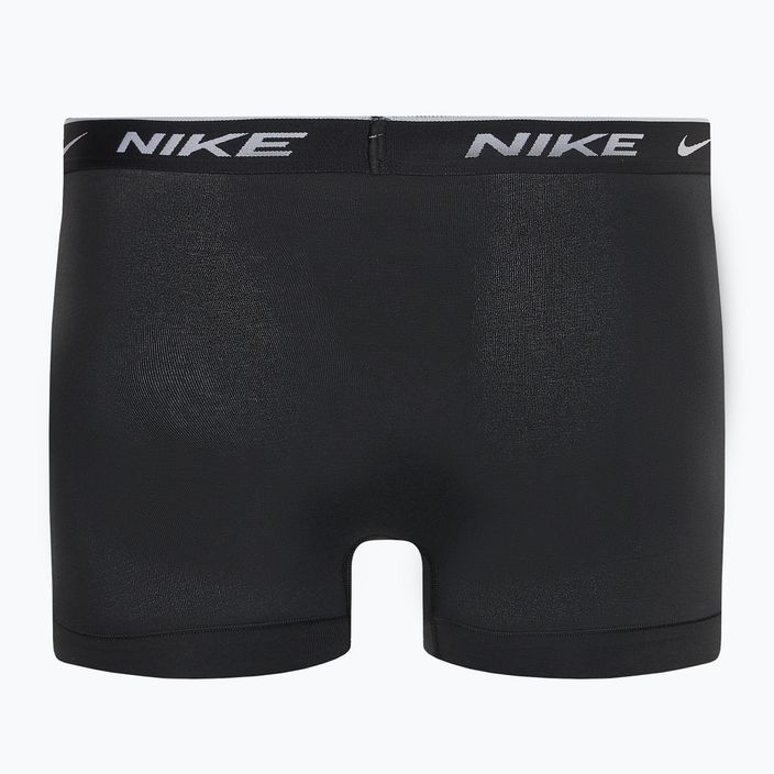 Bokserski męskie Nike Everyday Cotton Stretch Trunk 3 pary black/armory navy/black 3