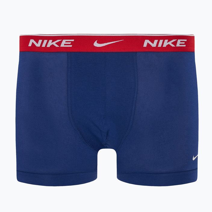 Bokserki męskie Nike Everyday Cotton Stretch Trunk 3 pary black/blue/red 5