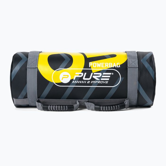 Worek treningowy 5 kg Pure2Improve Power Bag czarno-żółty P2I201710 2