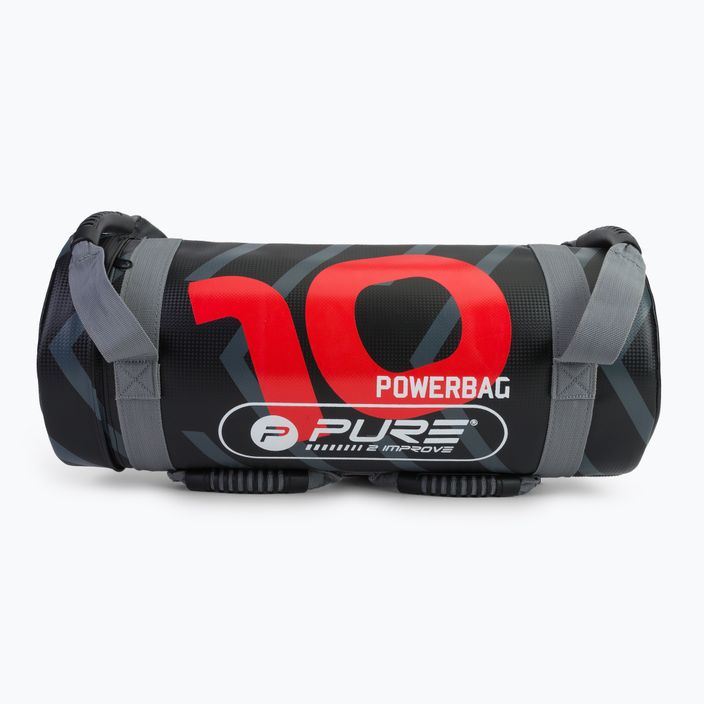 Worek treningowy 10 kg Pure2Improve Power Bag czerwono-czarny P2I201720 2