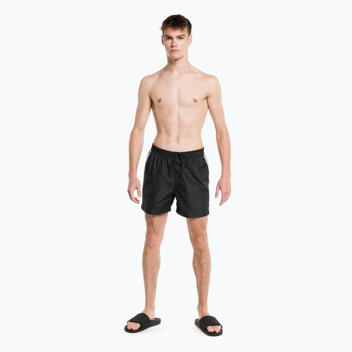 Szorty kąpielowe męskie Calvin Klein Medium Drawstring black 4